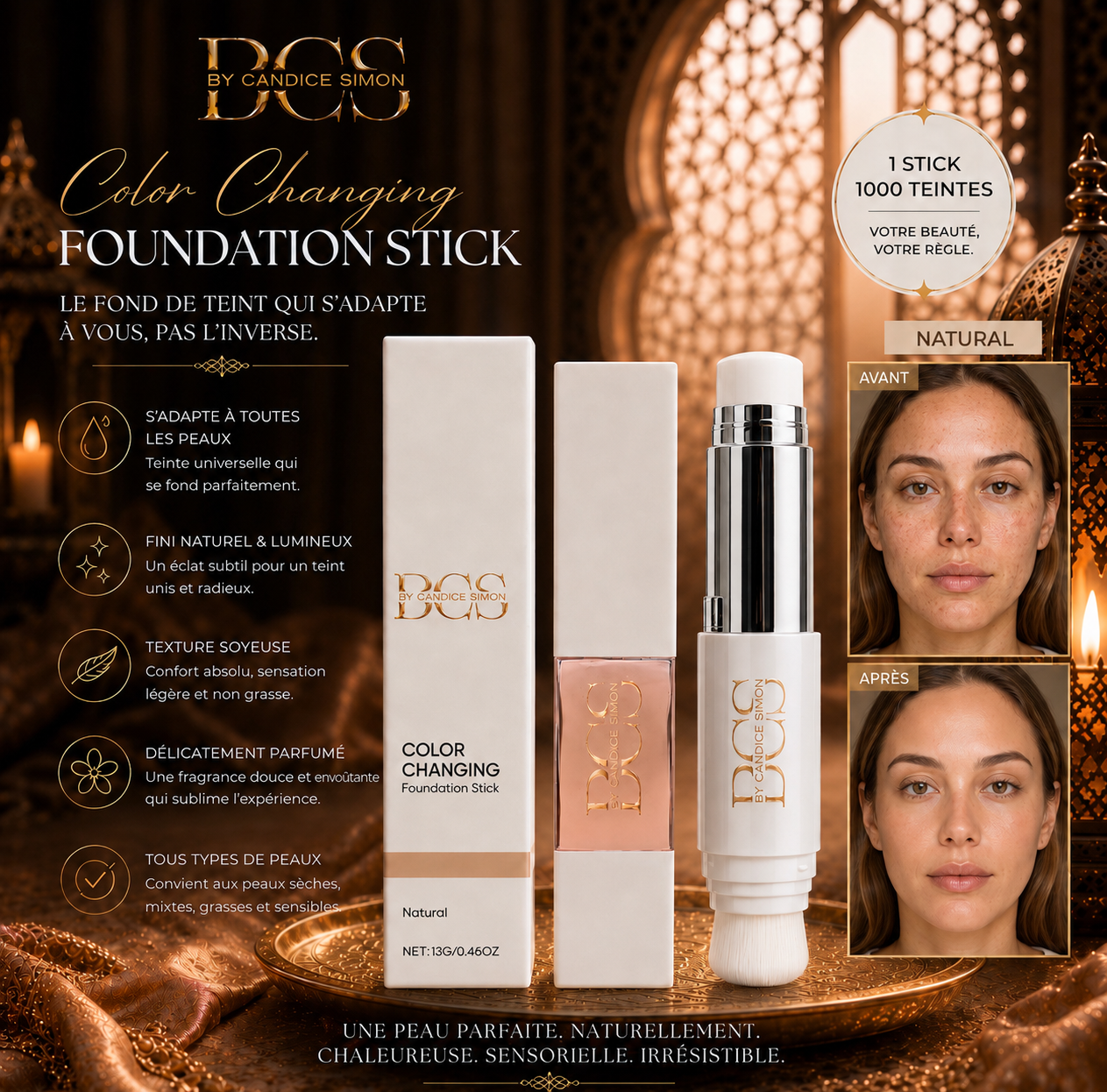 COLOR CHANGING FOUNDATION STICK