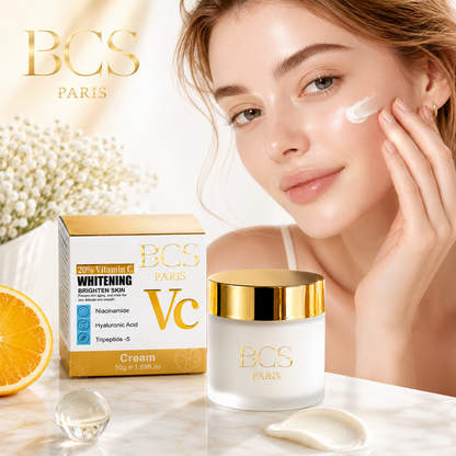 CRÈME ÉCLAT ACIDE HYALURONIQUE -VITAMINE C