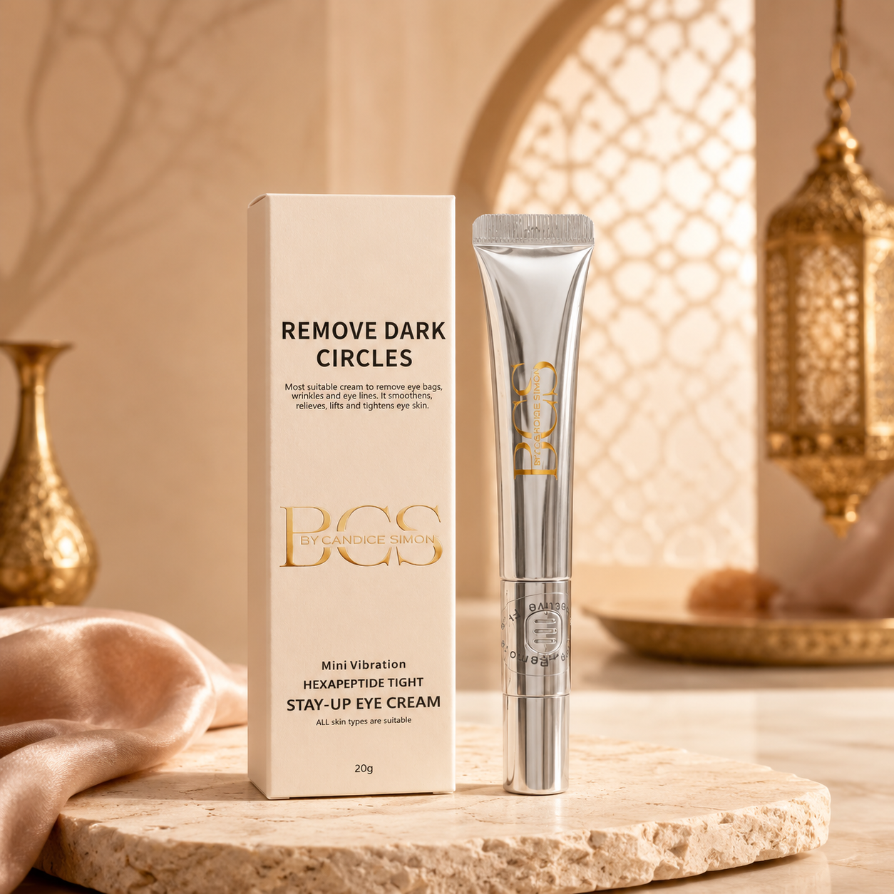 Sérum Contour des Yeux Anti-Cernes avec Mini Vibration