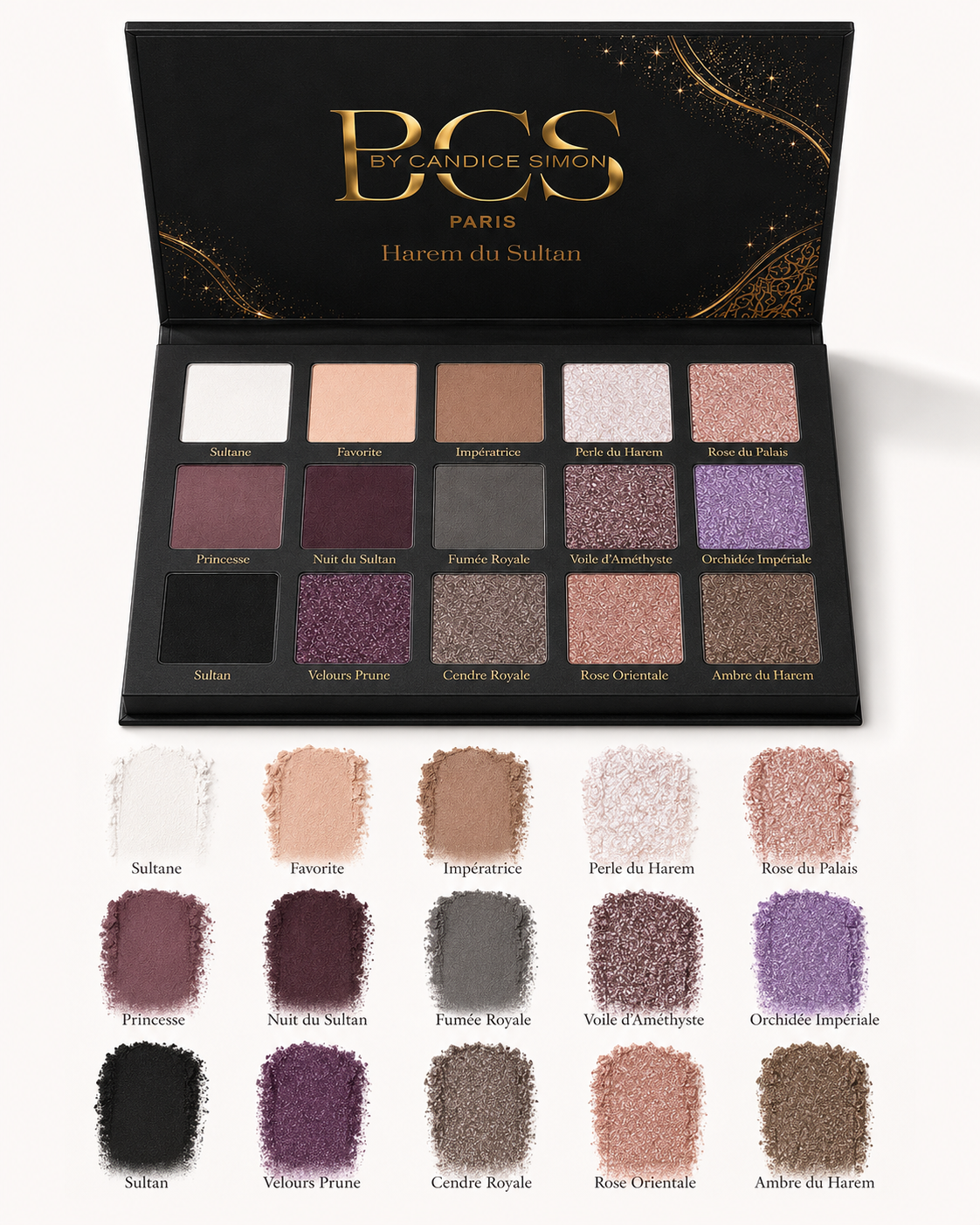 Lidschatten-Palette „Juwelen der Sultanin“ – Sultan-Harem-Kollektion