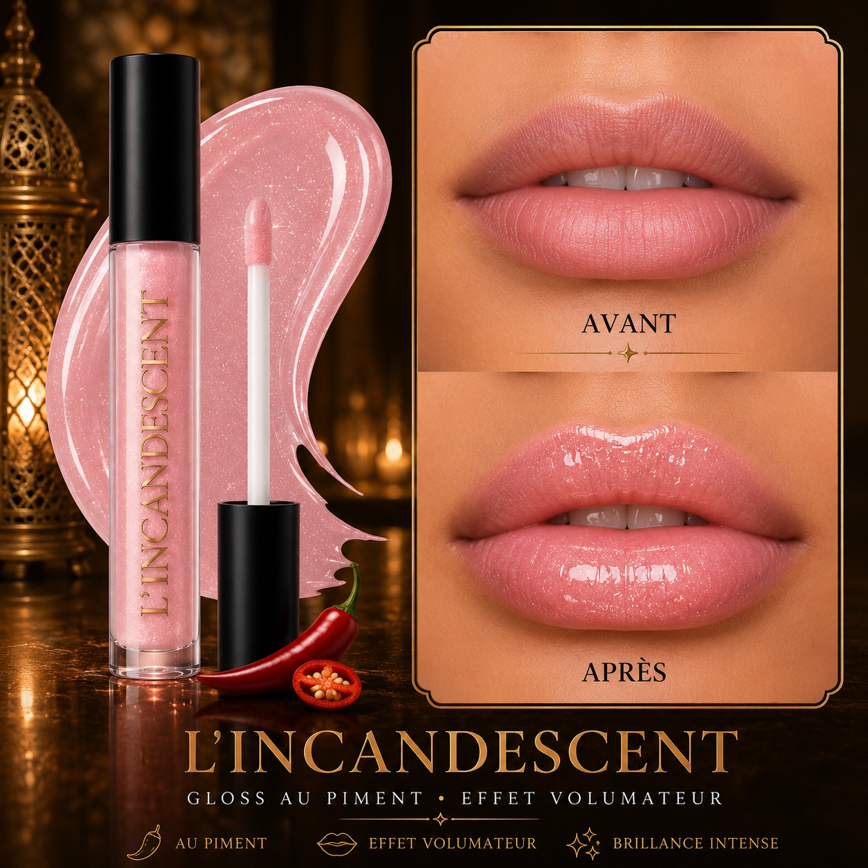 L’INCANDESCENT- GLOSS REPULPANT AU PIMENT