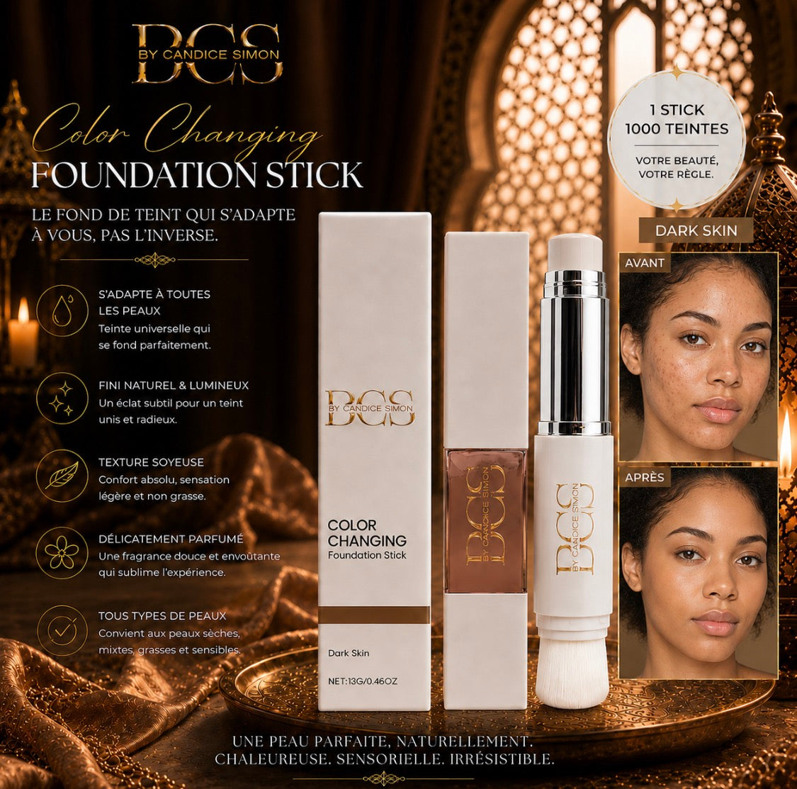 COLOR CHANGING FOUNDATION STICK