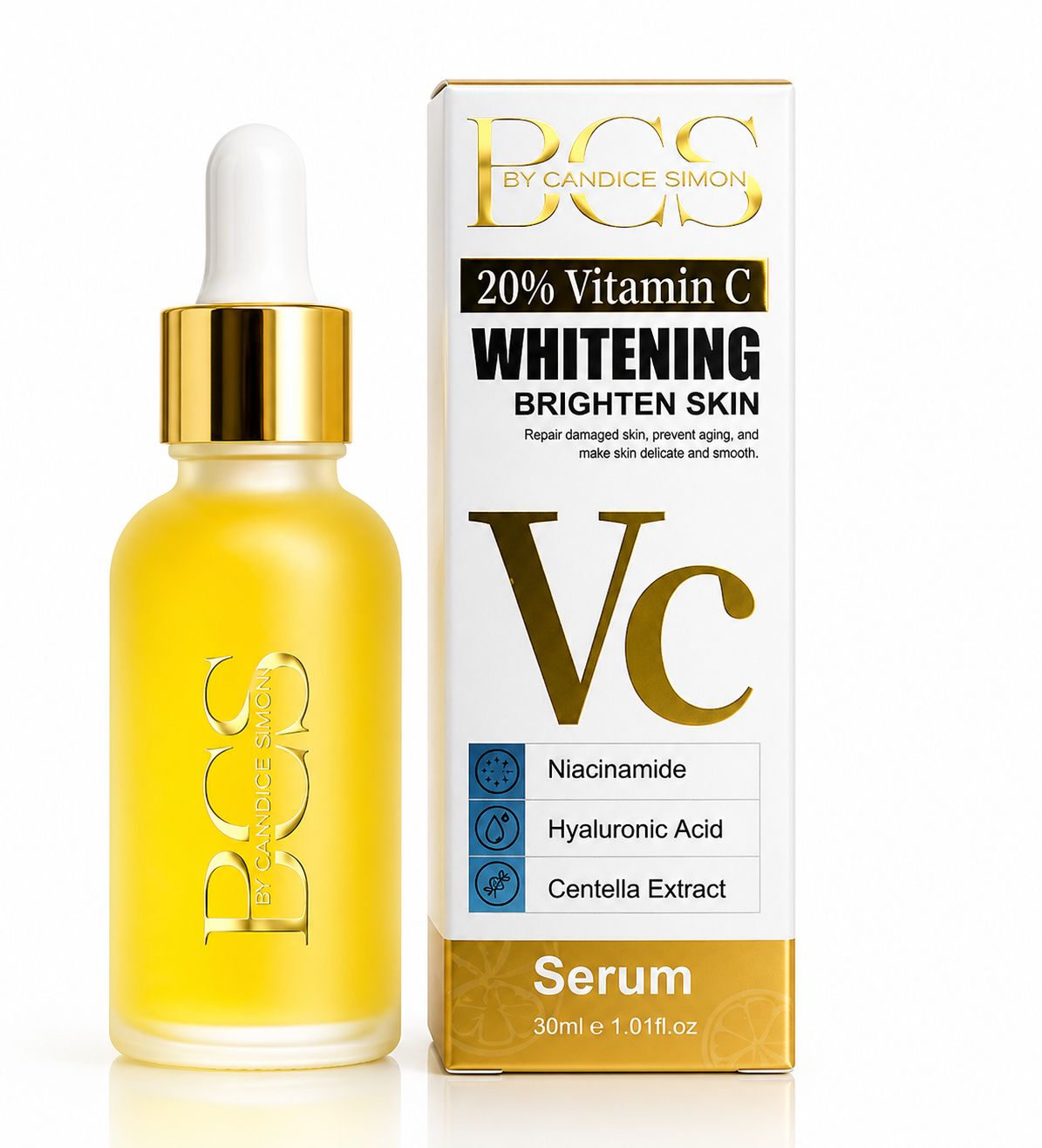GESICHTSSERUM MIT VITAMIN C – STRAHLEN & EBENMÄSSIGKEIT